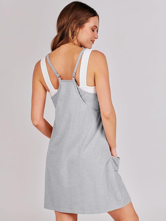 Romper w/Built-in Hidden Shorts & Sports Bra