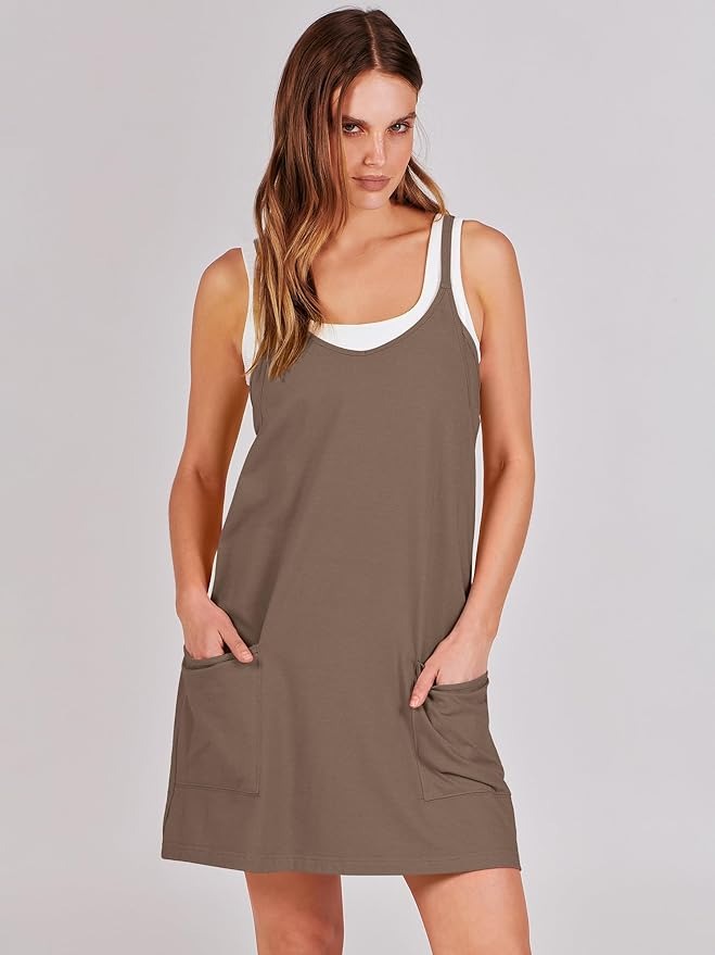 Romper w/Built-in Hidden Shorts & Sports Bra