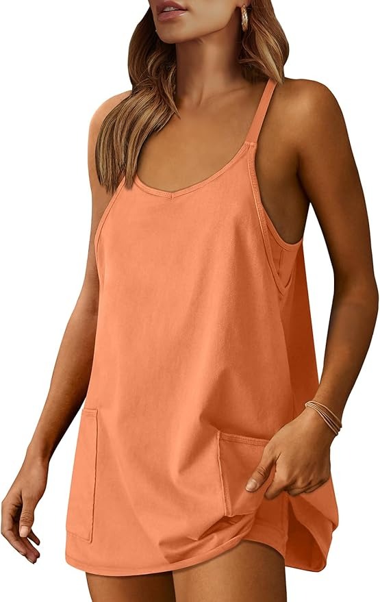 Romper w/Built-in Hidden Shorts & Sports Bra